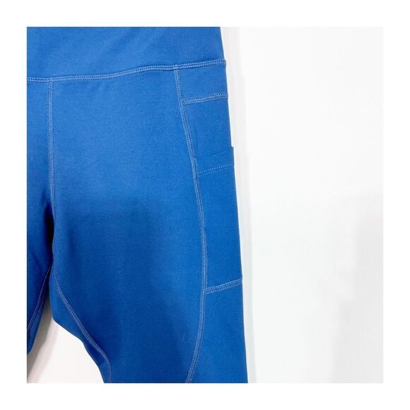 Zyia Active Women's Size 8-10 High Rise Reflective 7/8 Tight Leggings Blue - Picture 6 of 6